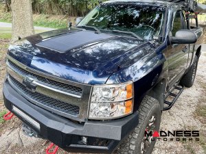 Chevrolet Silverado 1500 Flexible Solar Panel Kit - Complete Kit w/ Waterproof Controller + Hood Decal - 2007-2013 - 75W